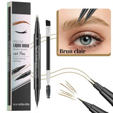 HelloBloomy | Crayon à sourcils 2 mâchoires ultraprécises + pointe fine HelloBloomy Shop