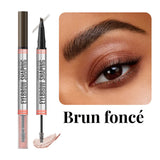 HelloBloomy | Crayon à sourcils 4 mâchoires ultraprécises + gel fixateur transparent HelloBloomy Shop